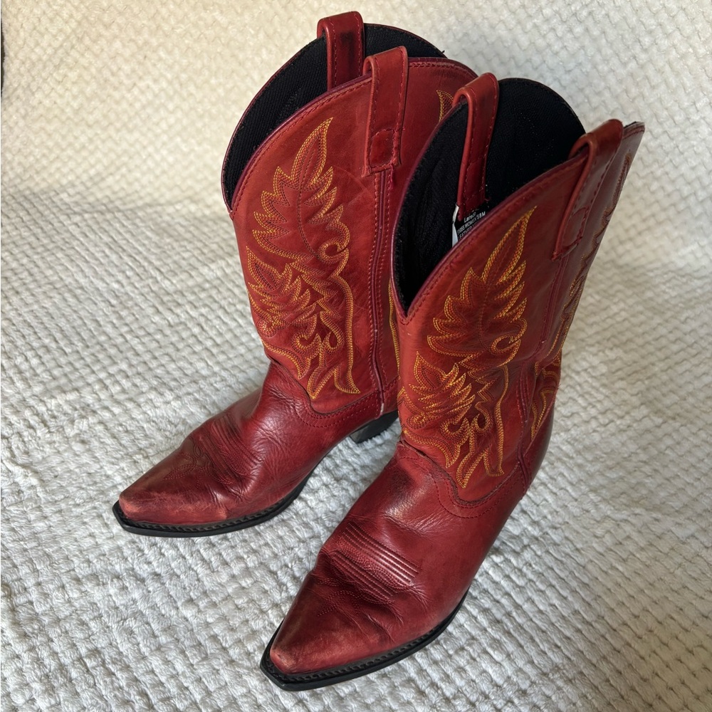 Red Western Cowboy Boots